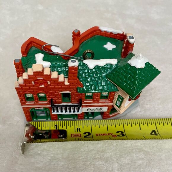 Coca Cola Ornament 1991 Trim A Tree Collection Pemberton House Xmas Red Green - Picture 9 of 9